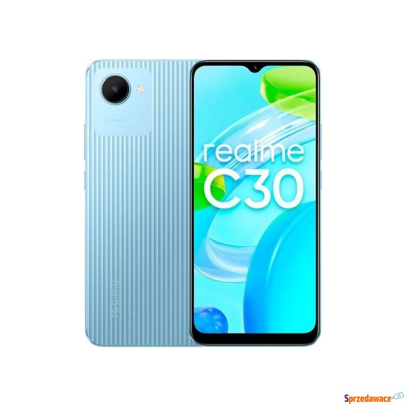 Smartfon Realme C30 3/32GB Niebieski (RMX3623BL) - Telefony komórkowe - Chorzów