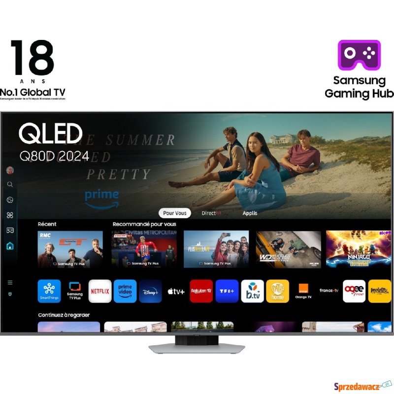 Telewizor Samsung Smart TV Samsung TQ65Q80D 4K... - Telewizory - Nakło nad Notecią