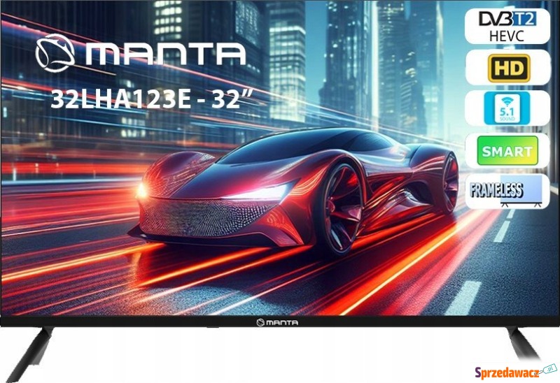 Telewizor Manta Smart TV Manta 32LHA123E 32" - Telewizory - Zielona Góra