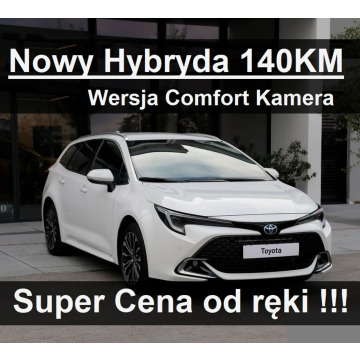 Toyota Corolla - Nowa Hybryda 140KM 1,8 Comfort Kamera Dostępny od ręki  - 1346zł