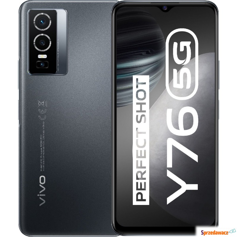 Smartfon Vivo Y76 5G 8/128GB Grafitowy (5659847) - Telefony komórkowe - Oleśnica