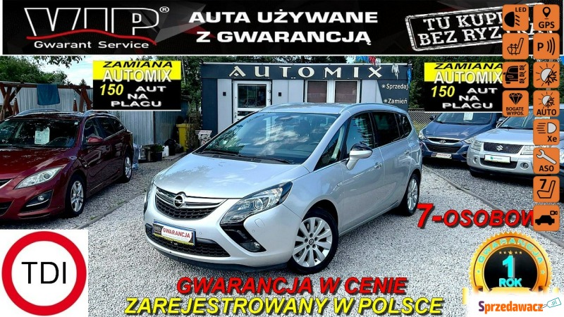 Opel Zafira  Minivan/Van 2012,  2.0 diesel - Na sprzedaż za 34 900 zł - Świdnica