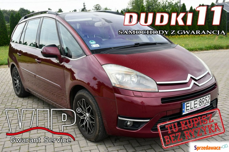 Citroen C4 Grand Picasso - 2,0+Gaz, Exclusive,... - Samochody osobowe - Kutno