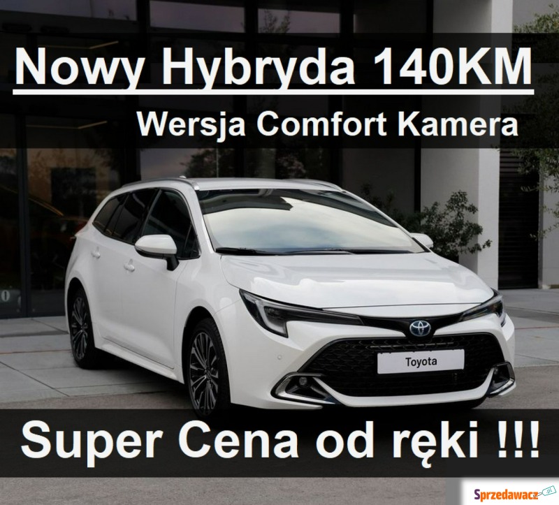 Toyota Corolla - Nowa Hybryda 140KM 1,8 Comfort... - Samochody osobowe - Szczecinek