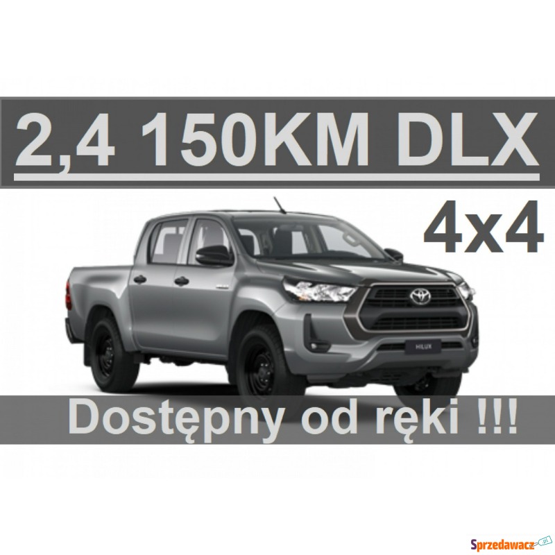 Toyota Hilux - 2,4 150KM DLX 4X4  Dostępny od... - Samochody osobowe - Szczecinek