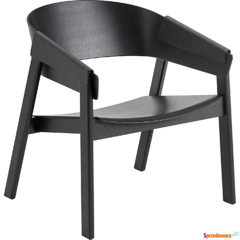 Krzesło Cover 38 cm czarne - Krzesła kuchenne - Gliwice
