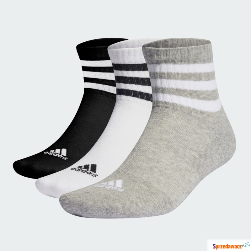 3-Stripes Cushioned Sportswear Mid-Cut Socks 3... - Skarpety, getry, pod... - Częstochowa
