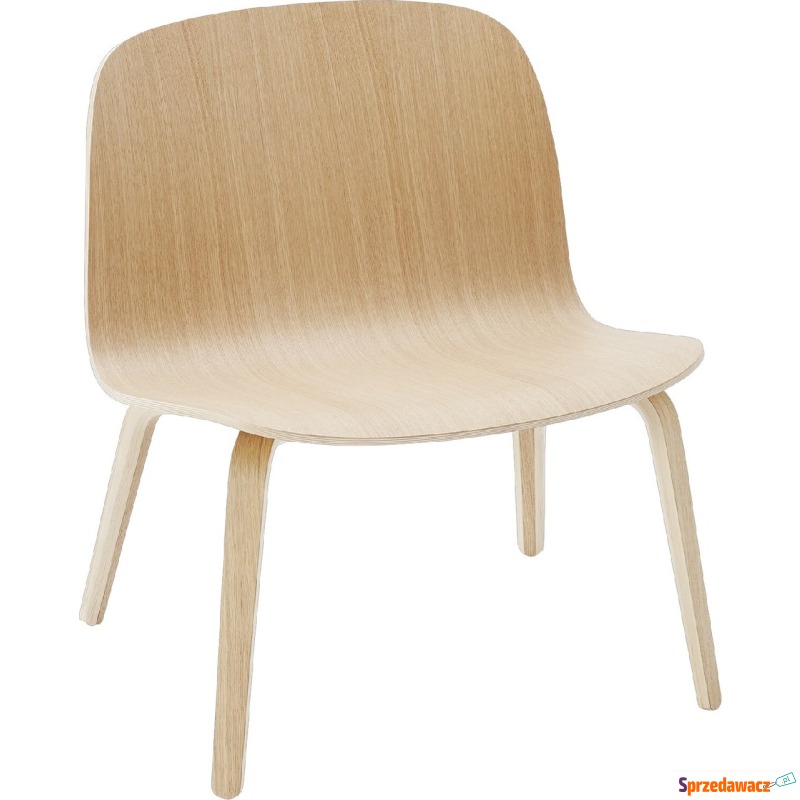 Krzesło Visu 39,5 cm jasny dąb na drewnianych... - Krzesła kuchenne - Mielec