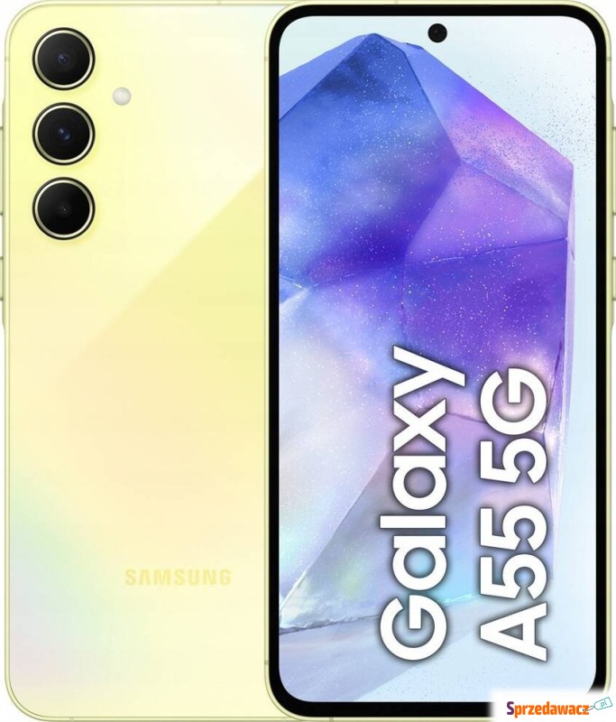 Smartfon Samsung Galaxy A55 5G 8/256GB Żółty... - Telefony komórkowe - Radom