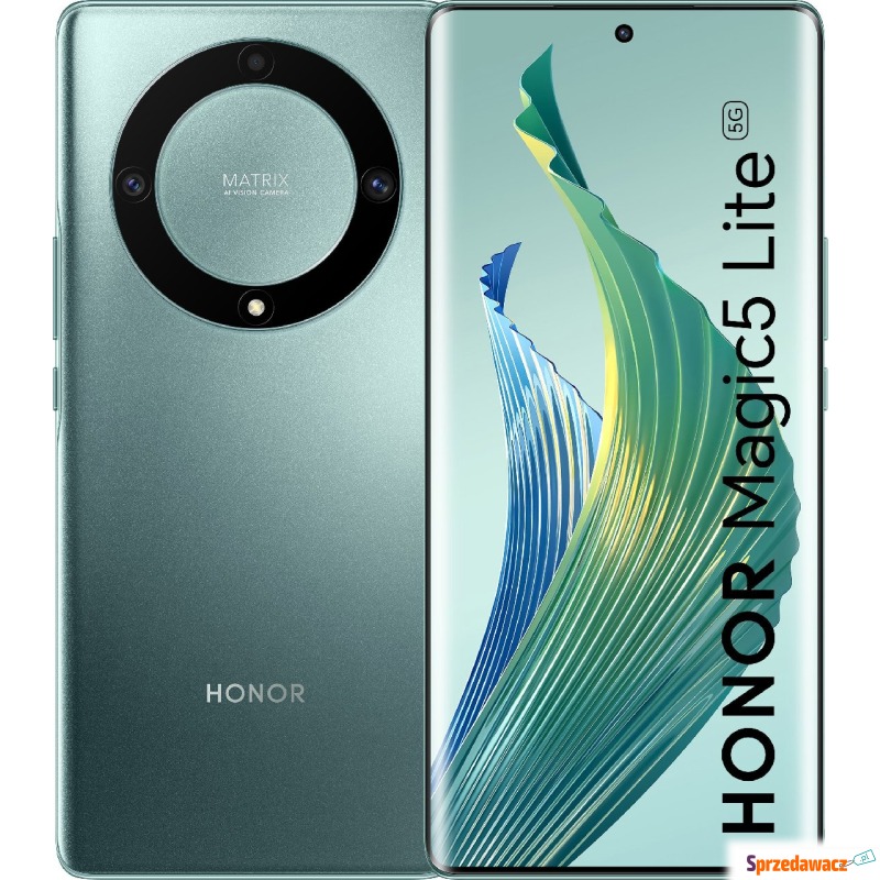 Smartfon Honor Magic5 Lite 5G 8/256GB Zielony... - Telefony komórkowe - Opole