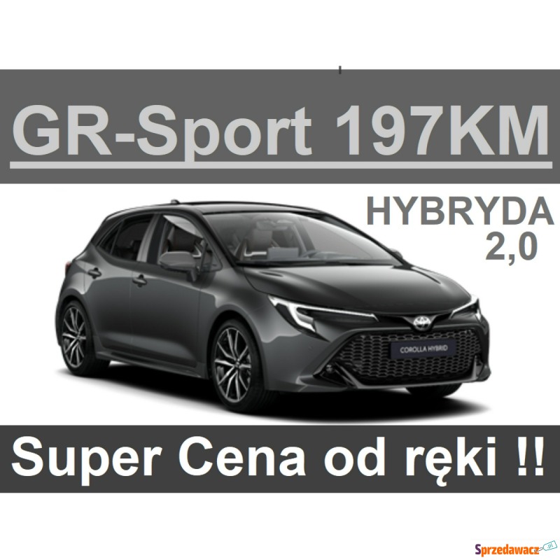 Toyota Corolla - Nowa GR-Sport Hybryda 197KM Super... - Samochody osobowe - Szczecinek