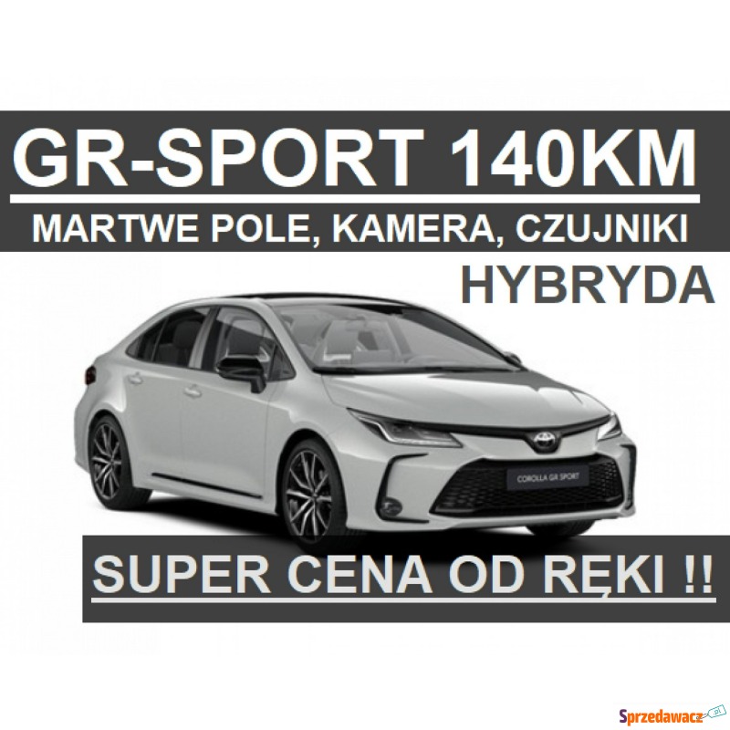 Toyota Corolla - Nowa GR-Sport Hybryda 140KM Super... - Samochody osobowe - Szczecinek