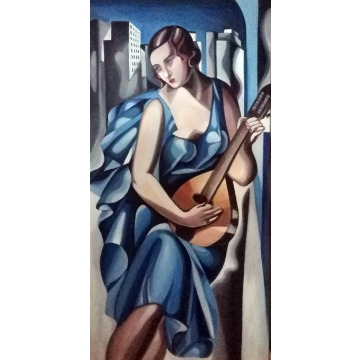 Tamara Łempicka - Kobieta z tamburynem