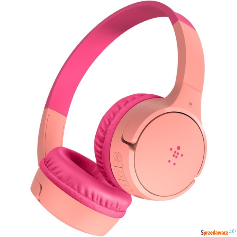 Nauszne Belkin Soundform Mini Kids Różowe - Słuchawki - Łomża