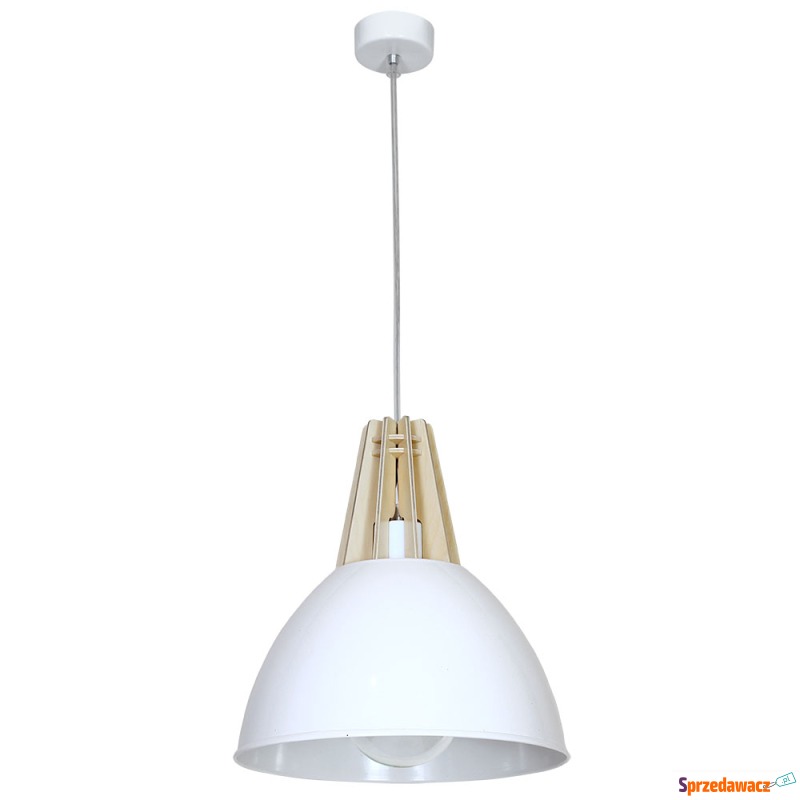 Lampa wisząca zwis Aldex Zorro 1x60W E27 biały... - Lampy wiszące, żyrandole - Rzeszów