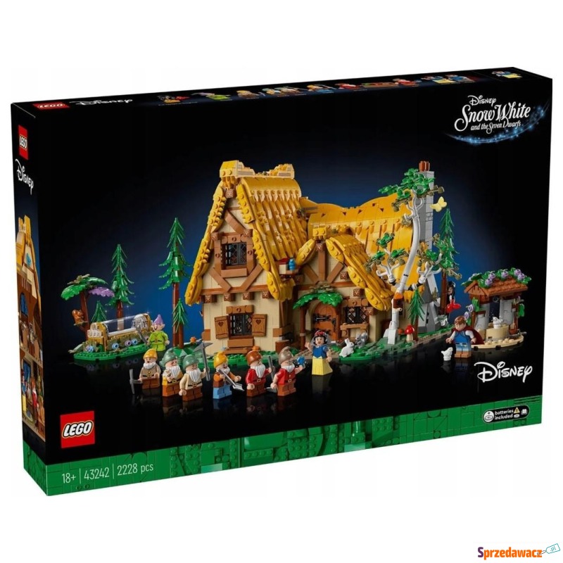 Klocki konstrukcyjne LEGO Disney 43242 Chatka... - Klocki - Głogów