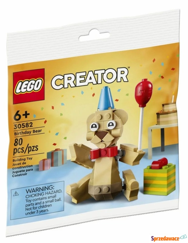 Klocki konstrukcyjne LEGO Creator 30582 Urodzinowy... - Klocki - Legnica