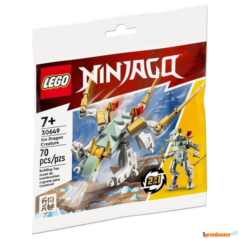 Klocki konstrukcyjne LEGO Ninjago 30649 Lodowy... - Klocki - Legnica