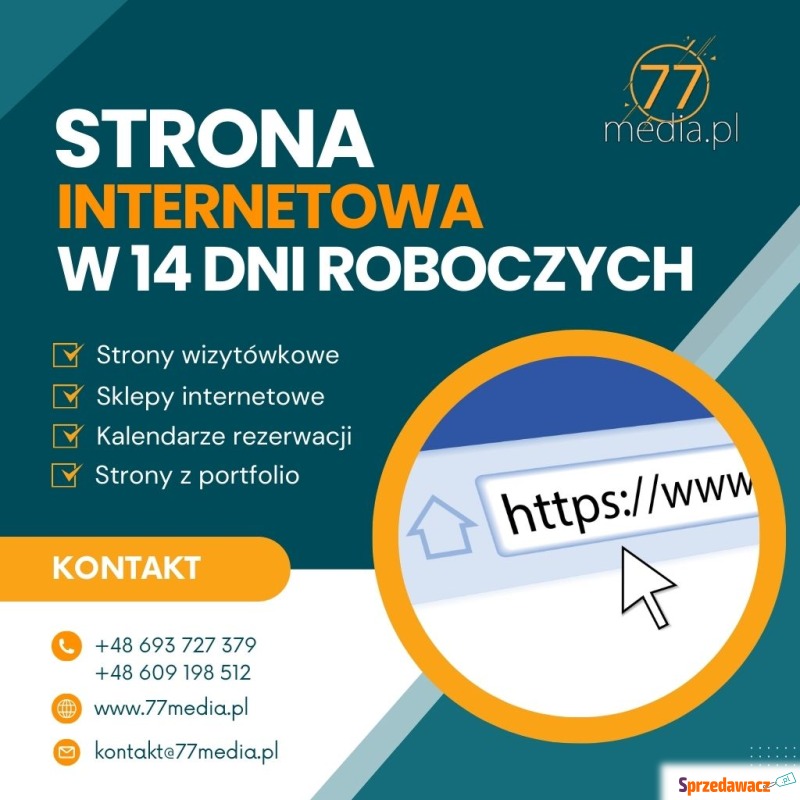 Strona internetowa w 14 dni - e-commerce, wiz... - Reklama, marketing - Wrocław