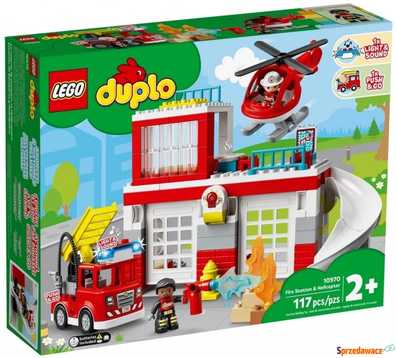 Klocki konstrukcyjne LEGO Duplo10970 Remiza S... - Klocki - Słupsk