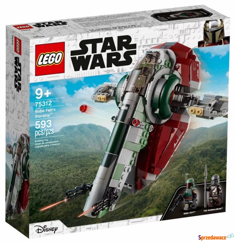 Klocki konstrukcyjne LEGO Star Wars 75312 Statek... - Klocki - Gorzów Wielkopolski