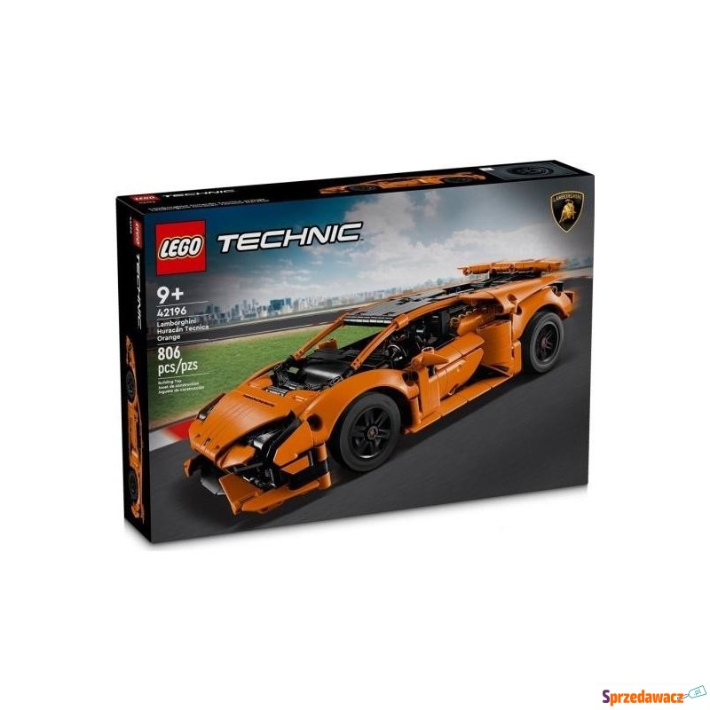 Klocki konstrukcyjne LEGO Technic Pomarańczowe... - Klocki - Płock