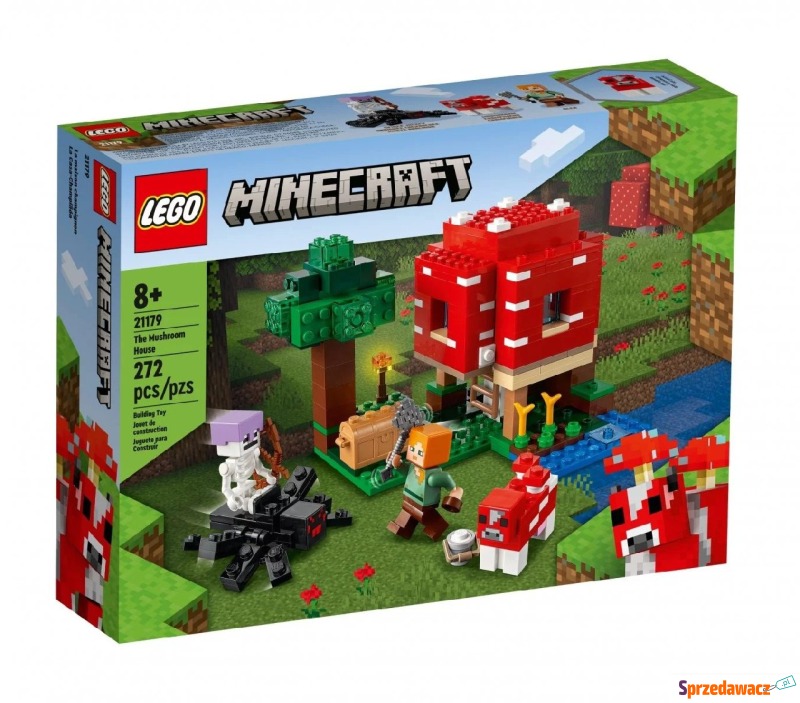 Klocki konstrukcyjne LEGO Minecraft 21179 Dom... - Klocki - Opole