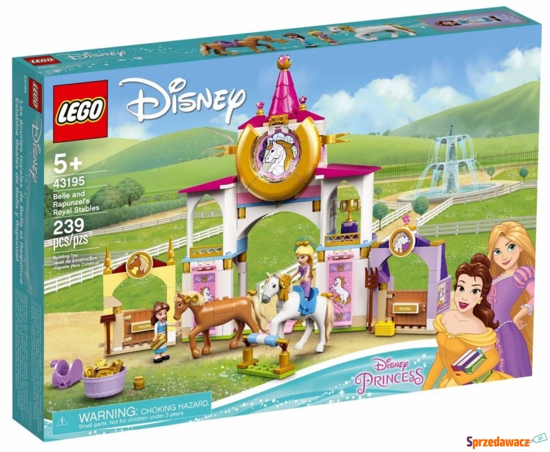 Klocki konstrukcyjne LEGO Disney 43195 Królewskie... - Klocki - Toruń