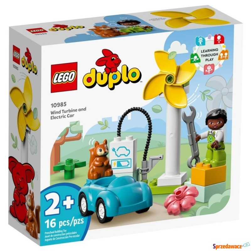 Klocki konstrukcyjne LEGO Duplo 10985 Turbina... - Klocki - Rzeszów