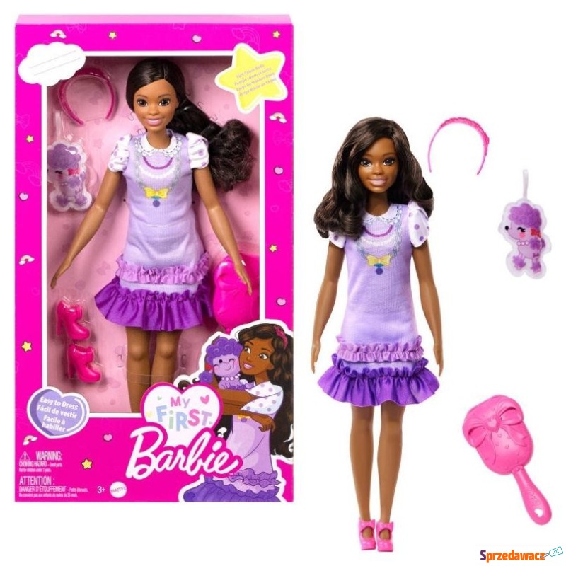 Lalki Mattel Moja Pierwsza Barbie Brooklyn Piesek - Lalki i akcesoria dla... - Konin