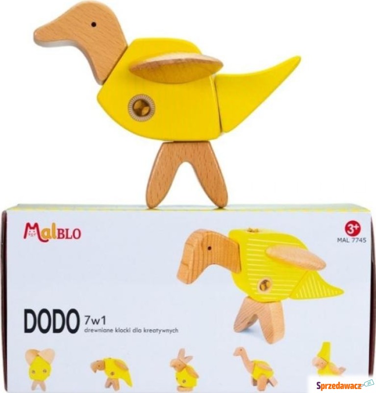 Drewniane Malblo Eco DODO 7w1 MAL 7745 - Klocki - Gostyń