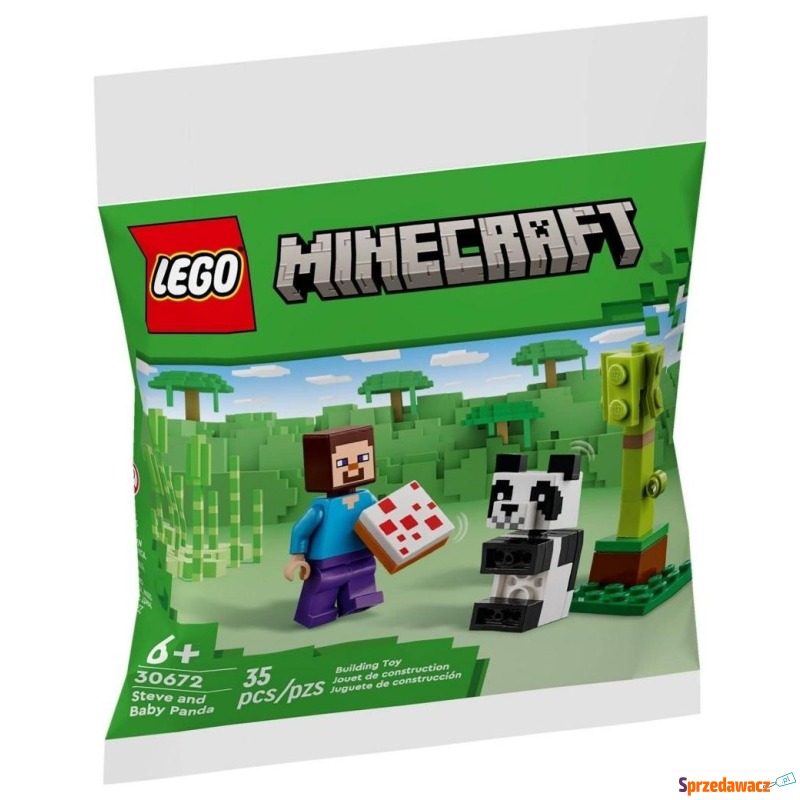 Klocki konstrukcyjne LEGO Minecraft 30672 Steve... - Klocki - Szczecinek