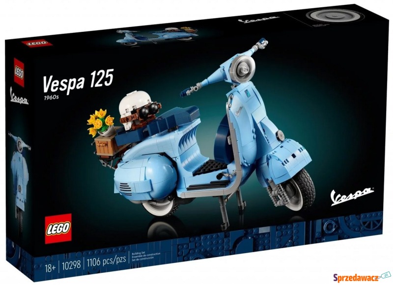 Klocki konstrukcyjne LEGO Icons 10298 Vespa 125 - Klocki - Łódź