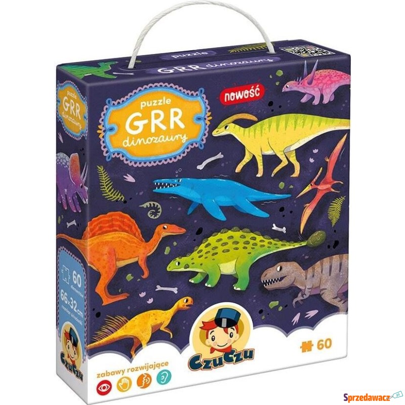 Puzzle CzuCzu Grr Dinozaury 60 el. - Puzzle - Gliwice