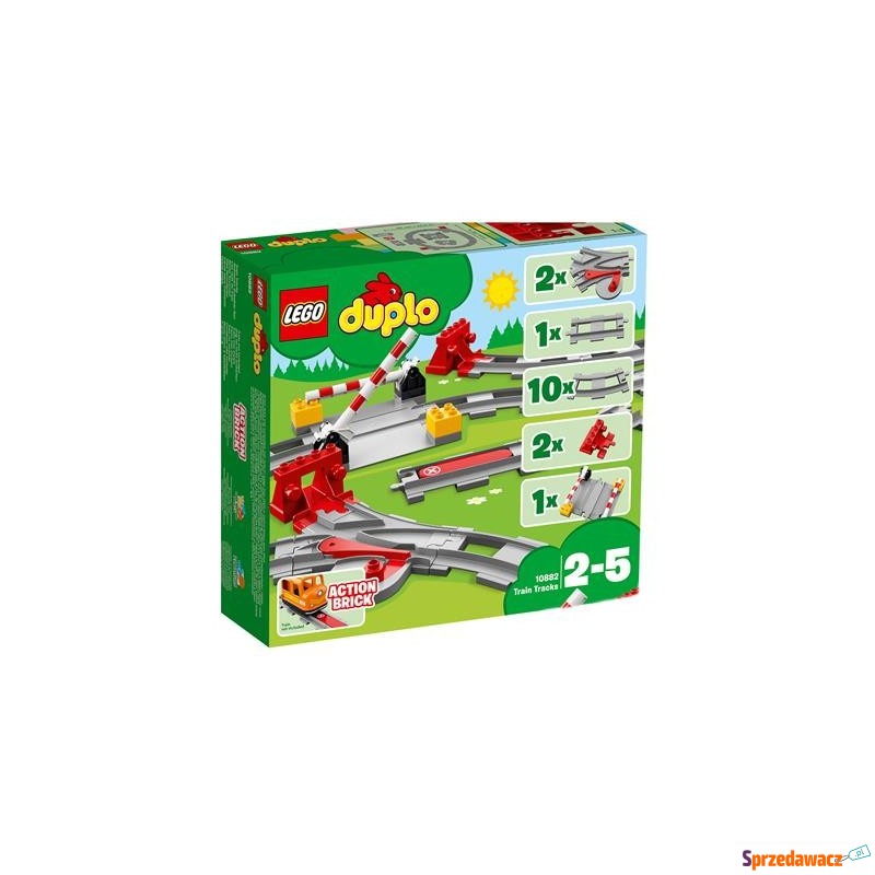 Klocki konstrukcyjne LEGO Duplo 10882 Tory Kolejowe - Klocki - Kędzierzyn-Koźle