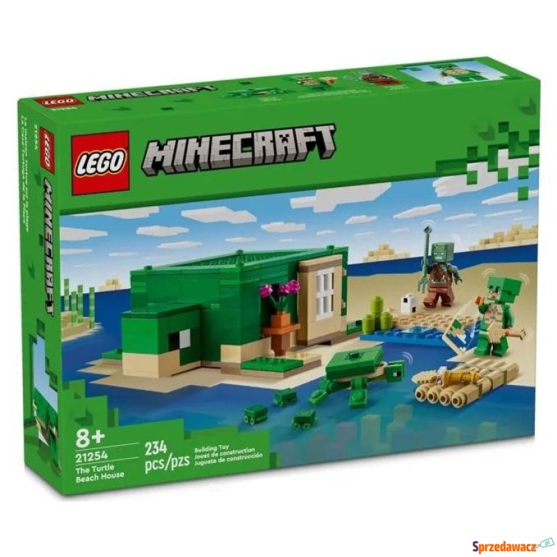 Klocki konstrukcyjne LEGO Minecraft 21254 Domek... - Klocki - Sopot
