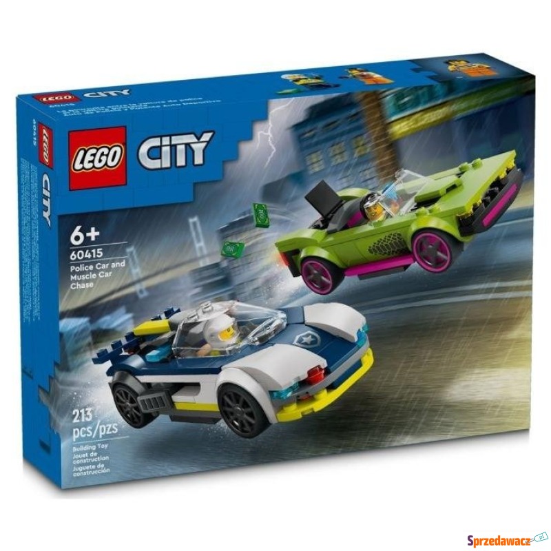 Klocki konstrukcyjne LEGO City 60415 Pościg R... - Klocki - Gdańsk