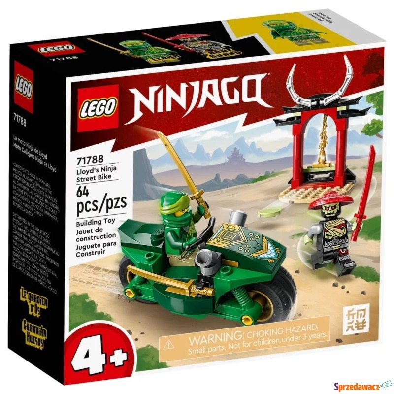 Klocki konstrukcyjne LEGO Ninjago 71788 Motocykl... - Klocki - Tarnowskie Góry