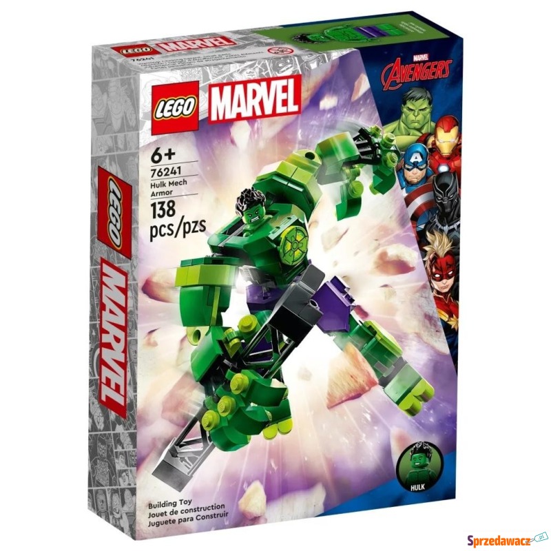 Klocki konstrukcyjne LEGO Marvel 76241 Mechaniczna... - Klocki - Warszawa