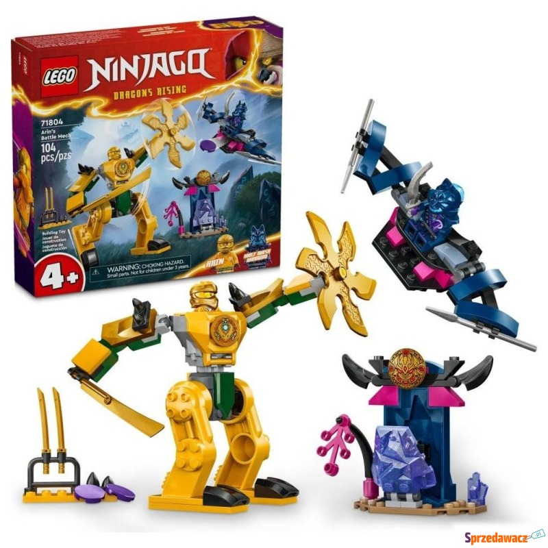 Klocki konstrukcyjne LEGO Ninjago 71804 Mech... - Klocki - Lublin