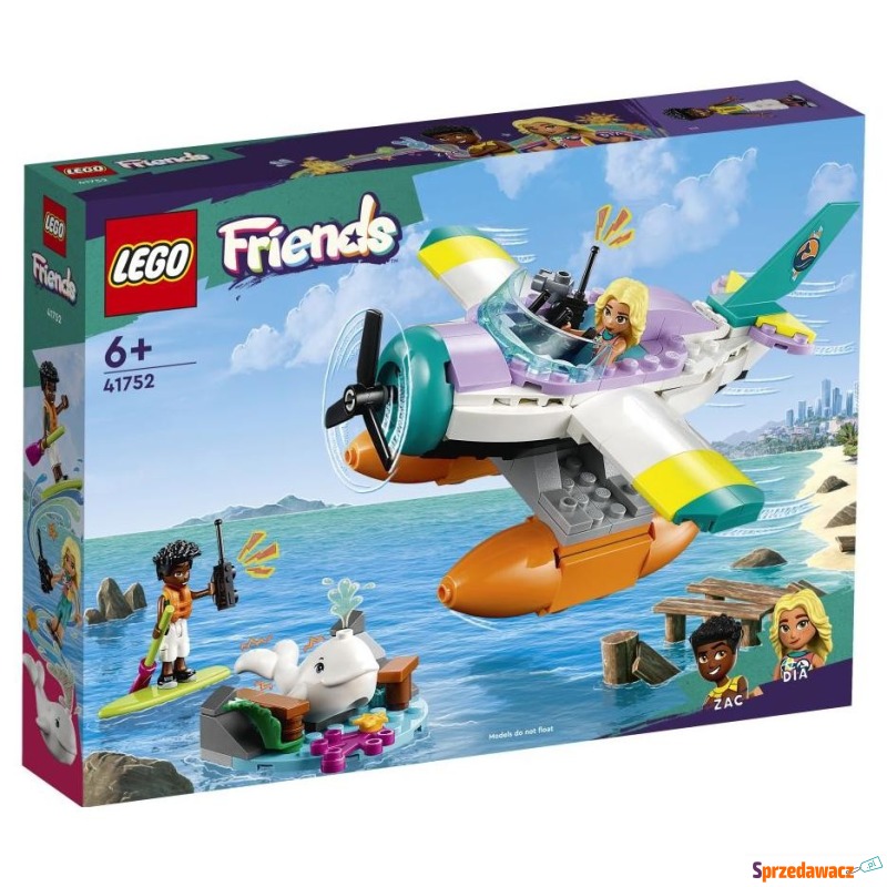 Klocki konstrukcyjne LEGO Friends 41752 Hydroplan... - Klocki - Płock