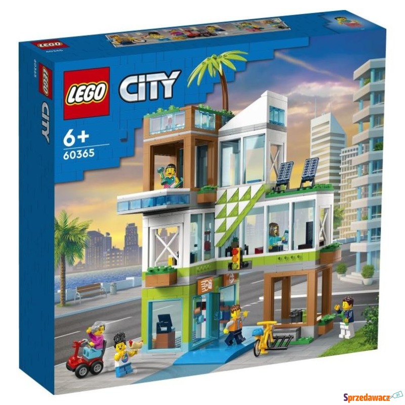 Klocki konstrukcyjne LEGO City 60365 Apartamentowiec - Klocki - Rzeszów