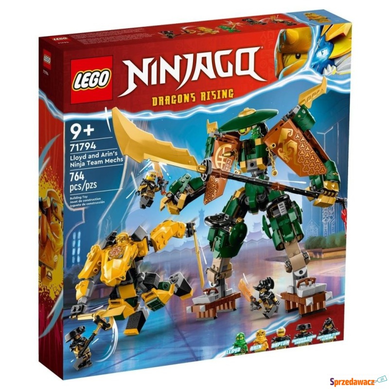 Klocki konstrukcyjne LEGO Ninjago 71794 Drużyna... - Klocki - Rzeszów
