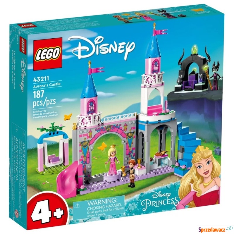 Klocki konstrukcyjne LEGO Disney 43211 Zamek Aurory - Klocki - Legnica