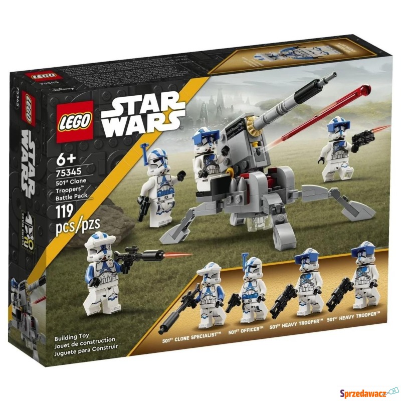 Klocki konstrukcyjne LEGO Star Wars TM 75345... - Klocki - Dąbrowa Górnicza