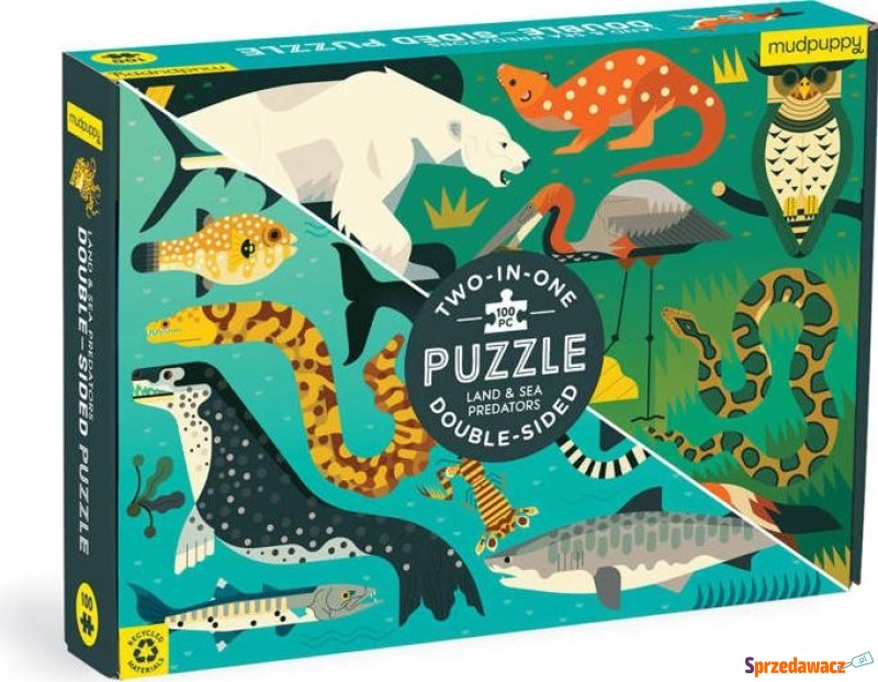 Puzzle Mudpuppy Drapieżniki Lądowe i Wodne Dw... - Puzzle - Opole