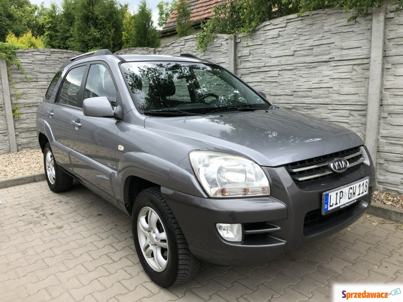 Kia Sportage - 4x4 zadbana czarna z podstopnicami... - Samochody osobowe - Poznań