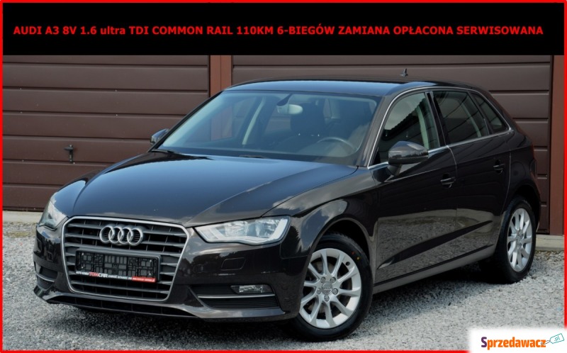 Audi A3 2014,  1.6 diesel - Na sprzedaż za 45 900 zł - Zamość