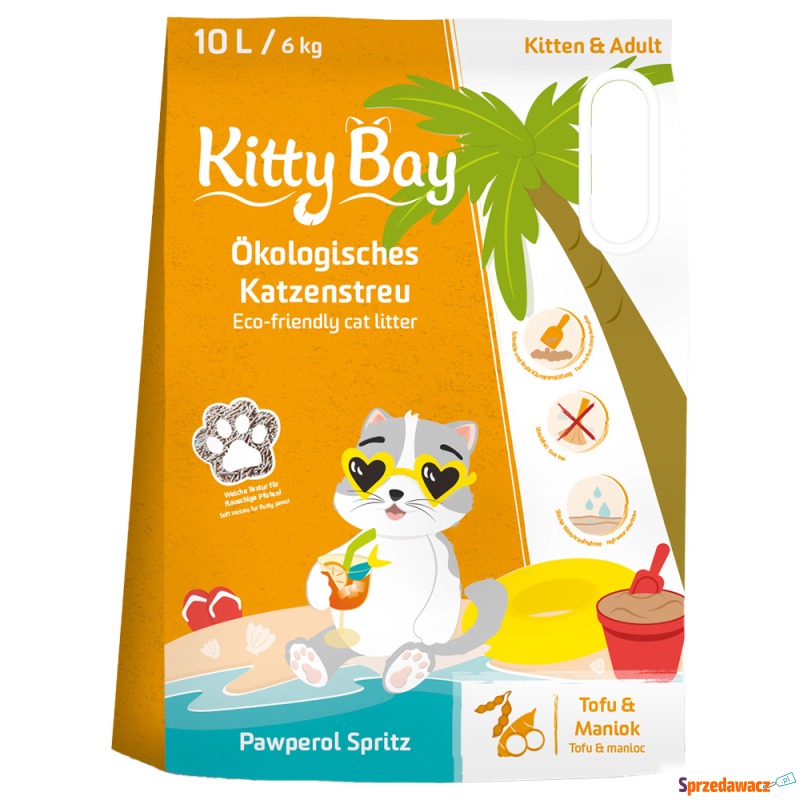 KittyBay Pawperol Spritz Tofu & Maniok, żwirek... - Żwirki do kuwety - Kołobrzeg