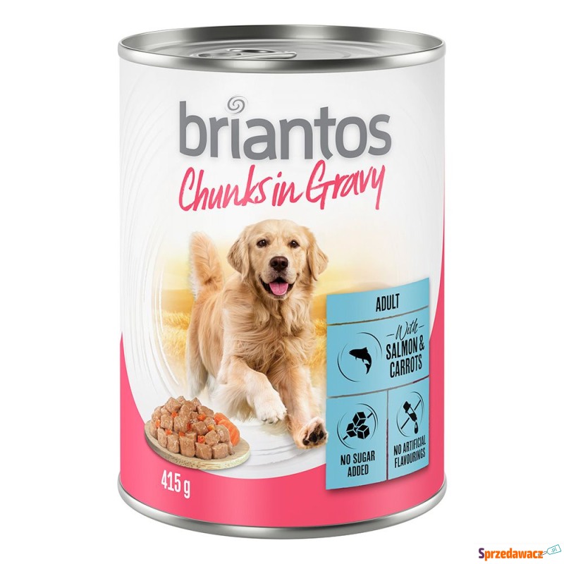 Korzystny pakiet Briantos Chunks w sosie, 24 x... - Karmy dla psów - Rzeszów